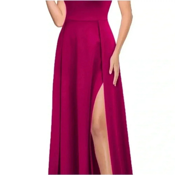 Mushare Pink Halter Maxi  Dress NWT Size Large - Picture 2 of 12